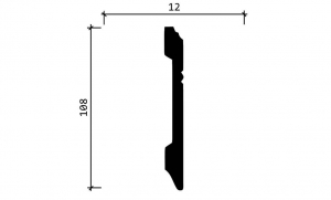 Плинтус Decor-Dizayn DD105