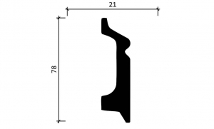 Плинтус Decor-Dizayn DD122