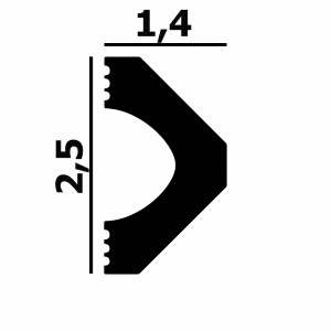 Молдинг Перфект Р134 (2.8)
