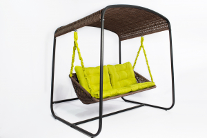 Плетеный Подвесной Диван Sky Bed Lite Коричневый