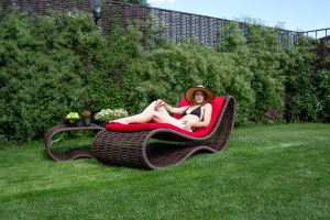 Шезлонг Wave Pool Белый