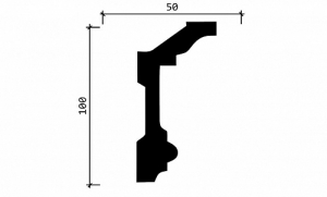Карниз Decor-Dizayn DD503