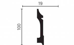 Плинтус Decor-Dizayn DD711