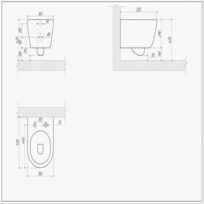 SET AQUATEK ПОЛАРИС 01-021 (рама AQUATEK Standard INS-0000012+унитаз ПОЛАРИС AQ0700-01 с тонким сиденьем soft-close+ крепеж KKI-0000002 +панель KDI-0000021)
