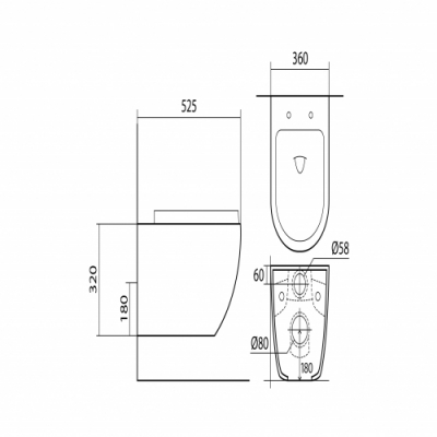 SET AQUATEK ЕВРОПА-017 4в1 (рама AQUATEK Standard INS-0000012 с клавишей KDI-0000017 и крепежом KKI-0000002 + унитаз AQ1901-00 с тонким сиденьем sc)