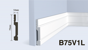 Плинтус HIWOOD B75V1L