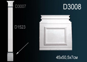 Пилястра (База) Перфект D3008