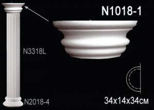 Полуколонна (Капитель)  Перфект N1018-1
