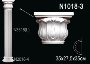 Полуколонна (Капитель)  Перфект N1018-3