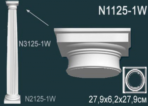 Колонна (Капитель)  Перфект N1125-1W