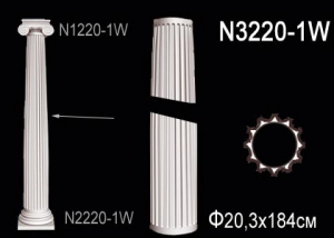 Колонна   Перфект N3220-1W