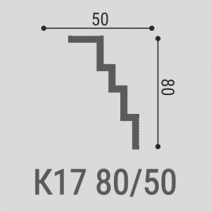 Карниз Bello deco К17 80-50