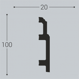 Плинтус Bello deco П10 100-20