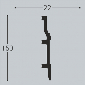 Плинтус Bello deco П8 150-22
