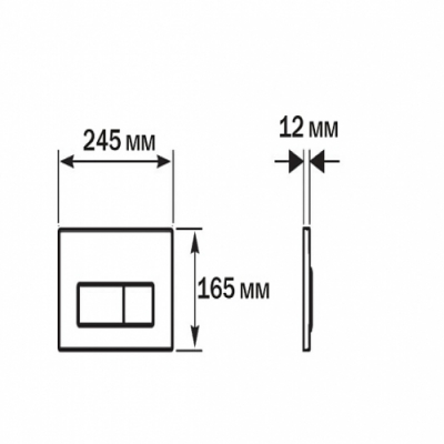 SET AQUATEK ЕВРОПА T-17-KDI14 (рама AQUATEK INS-0000017 +клавиша KDI-0000014 +крепеж KKI-0000002 +унитаз ЕВРОПА AQ1900T-00 с тонким сиденьем sc)
