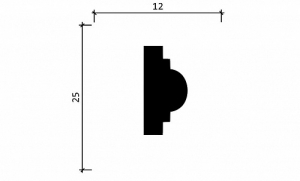 Молдинг Decor-Dizayn DD35