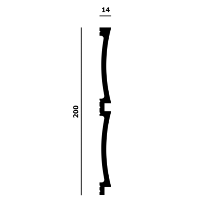 Панель Р185 Перфект (2.8м)