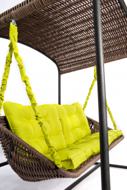 Плетеный Подвесной Диван Sky Bed Lite Коричневый