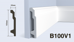 Плинтус HIWOOD B100V1