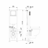 SET AQUATEK ЕВРОПА T-17-KDI72 (рама AQUATEK INS-0000017 +клавиша KDI-0000072 +крепеж KKI-0000002 +унитаз ЕВРОПА AQ1900T-00 с тонким сиденьем sc)