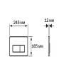 SET AQUATEK ЕВРОПА-017 4в1 (рама AQUATEK Standard INS-0000012 с клавишей KDI-0000017 и крепежом KKI-0000002 + унитаз AQ1901-00 с тонким сиденьем sc)