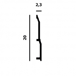 Плинтус Перфект Р 175