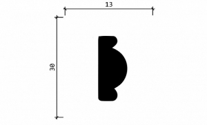 Молдинг Decor-Dizayn 157А